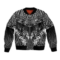 Custom New Zealand Fishing Bomber Jacket Aotearoa Maori Koru - Polynesian Pride