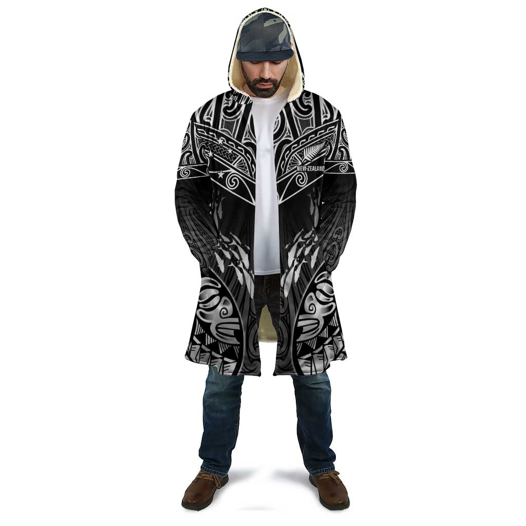 Custom New Zealand Fishing Cloak Aotearoa Maori Koru - Polynesian Pride