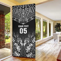 Custom New Zealand Fishing Door Cover Aotearoa Maori Koru - Polynesian Pride