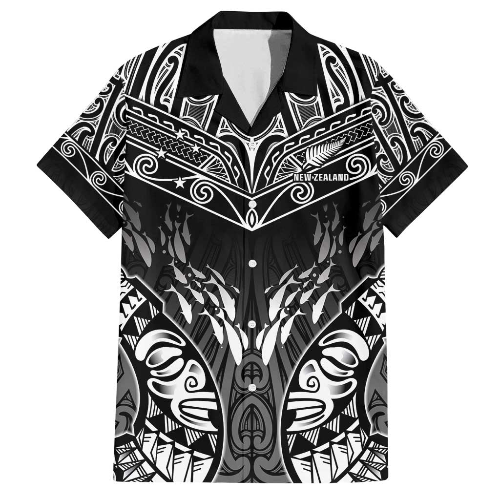 Custom New Zealand Fishing Family Matching Long Sleeve Bodycon Dress and Hawaiian Shirt Aotearoa Maori Koru - Polynesian Pride