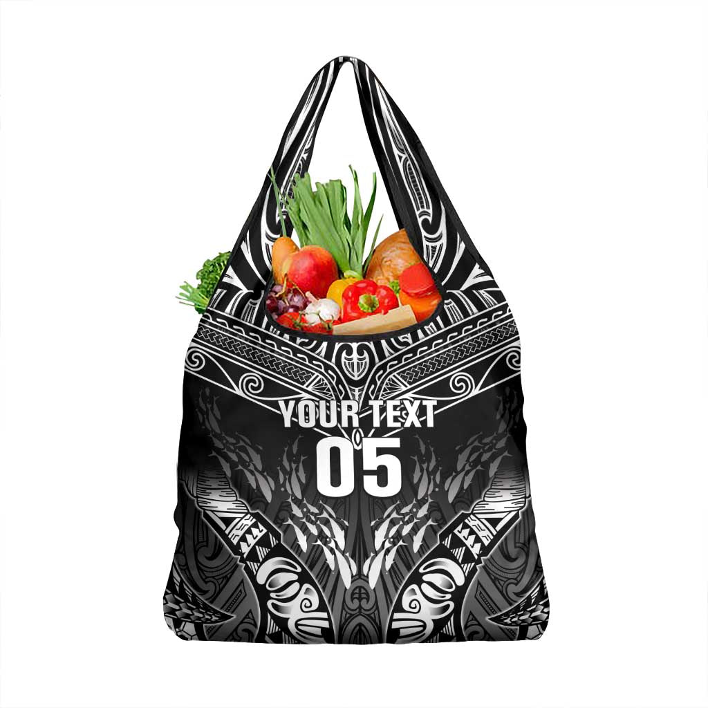 Custom New Zealand Fishing Grocery Bag Aotearoa Maori Koru - Polynesian Pride