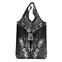 Custom New Zealand Fishing Grocery Bag Aotearoa Maori Koru - Polynesian Pride