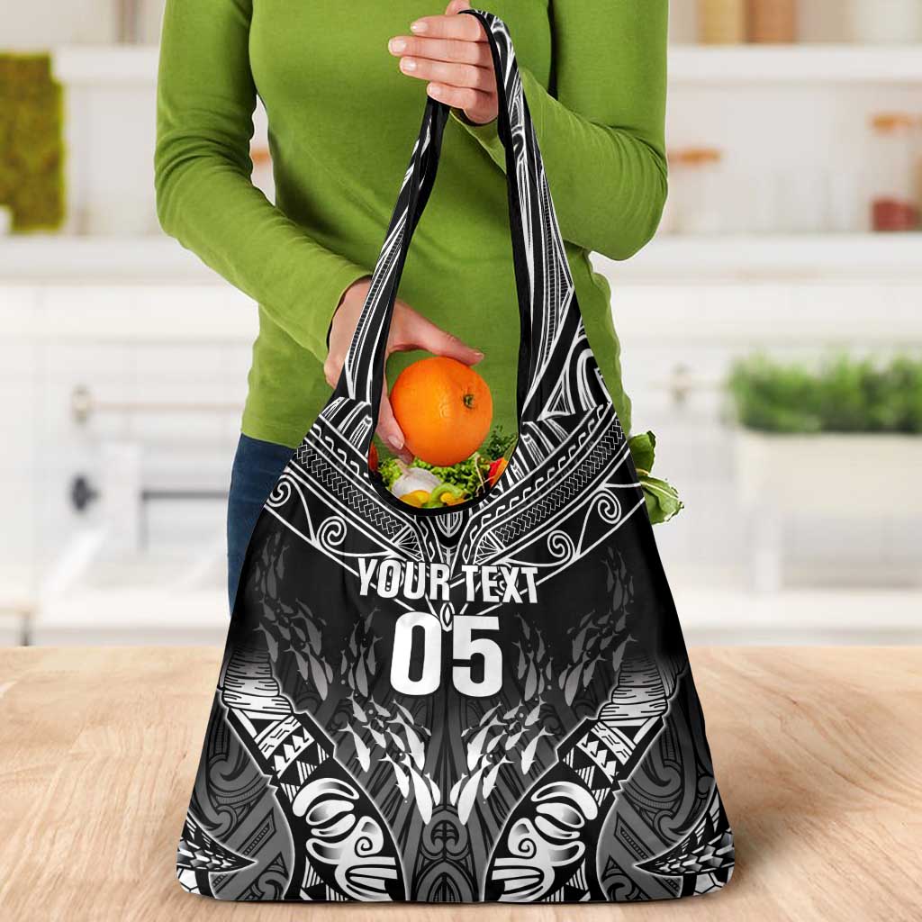Custom New Zealand Fishing Grocery Bag Aotearoa Maori Koru - Polynesian Pride