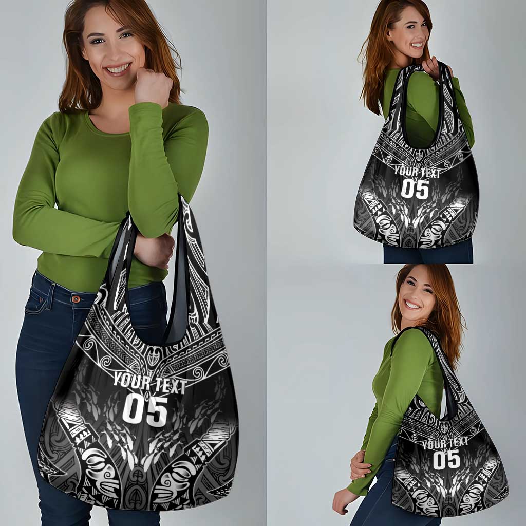 Custom New Zealand Fishing Grocery Bag Aotearoa Maori Koru - Polynesian Pride