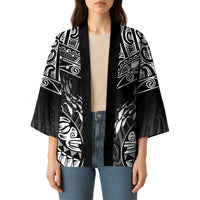 Custom New Zealand Fishing Kimono Aotearoa Maori Koru - Polynesian Pride