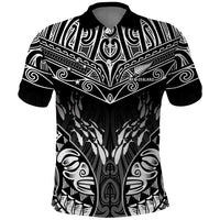 Custom New Zealand Fishing Polo Shirt Aotearoa Maori Koru - Polynesian Pride