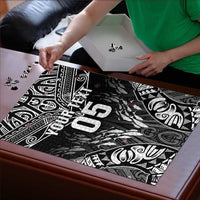 Custom New Zealand Fishing Puzzle Aotearoa Maori Koru - Polynesian Pride