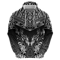 Custom New Zealand Fishing Zip Hoodie Aotearoa Maori Koru - Polynesian Pride