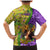 Personalised Hawaii Mardi Gras Family Matching Mermaid Dress and Hawaiian Shirt Polynesian Pattern With Glitter Style LT05 - Polynesian Pride