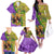 Personalised Hawaii Mardi Gras Family Matching Off Shoulder Long Sleeve Dress and Hawaiian Shirt Polynesian Pattern With Glitter Style LT05 - Polynesian Pride