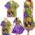 Personalised Hawaii Mardi Gras Family Matching Summer Maxi Dress and Hawaiian Shirt Polynesian Pattern With Glitter Style LT05 - Polynesian Pride