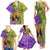 Personalised Hawaii Mardi Gras Family Matching Tank Maxi Dress and Hawaiian Shirt Polynesian Pattern With Glitter Style LT05 - Polynesian Pride