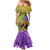 Personalised Hawaii Mardi Gras Mermaid Dress Polynesian Pattern With Glitter Style LT05 - Polynesian Pride