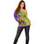 Personalised Hawaii Mardi Gras Off Shoulder Sweater Polynesian Pattern With Glitter Style LT05 - Polynesian Pride