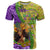 Personalised Hawaii Mardi Gras T Shirt Polynesian Pattern With Glitter Style LT05 Yellow - Polynesian Pride