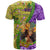 Personalised Hawaii Mardi Gras T Shirt Polynesian Pattern With Glitter Style LT05 - Polynesian Pride