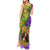 Personalised Hawaii Mardi Gras Tank Maxi Dress Polynesian Pattern With Glitter Style LT05 - Polynesian Pride