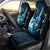 Hawaii Ukulele Car Seat Cover Polynesian Pattern Mix Hibiscus Blue Version