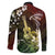 Hawaii Ukulele Family Matching Puletasi and Hawaiian Shirt Polynesian Pattern Mix Hibiscus Reggae Version LT05