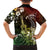 Hawaii Ukulele Kid Hawaiian Shirt Polynesian Pattern Mix Hibiscus Reggae Version LT05