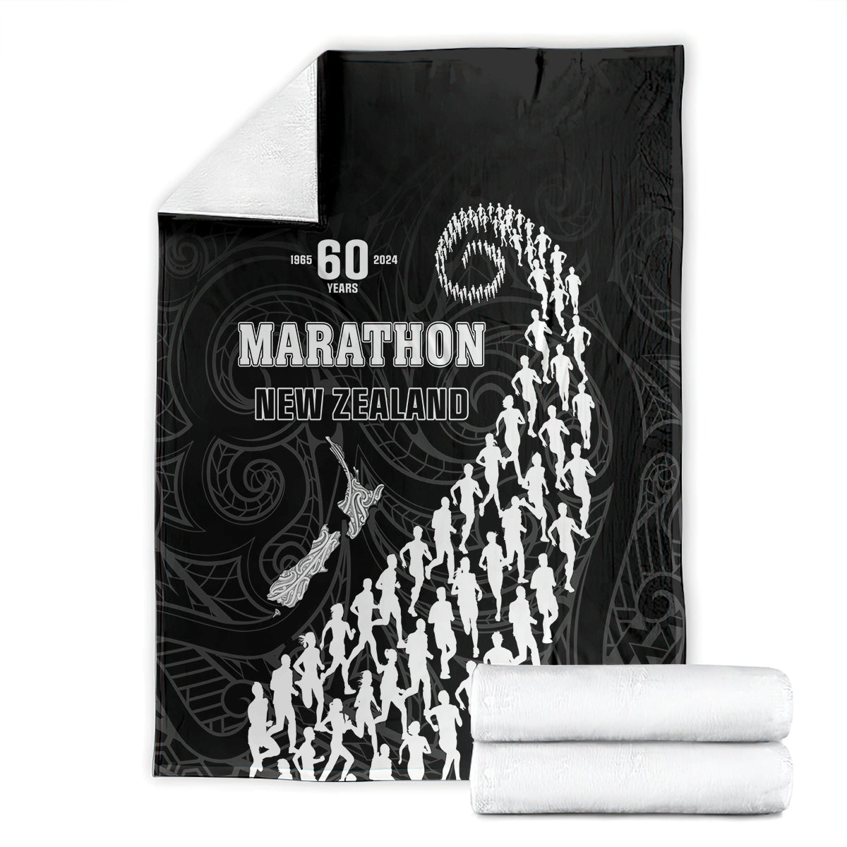 New Zealand Marathon Blanket Maori Style LT05 - Polynesian Pride