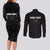 Custom New Zealand Marathon Couples Matching Long Sleeve Bodycon Dress and Long Sleeve Button Shirt Maori Style