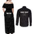 Custom New Zealand Marathon Couples Matching Off Shoulder Maxi Dress and Long Sleeve Button Shirt Maori Style