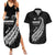 Custom New Zealand Marathon Couples Matching Summer Maxi Dress and Hawaiian Shirt Maori Style