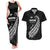 Custom New Zealand Marathon Couples Matching Tank Maxi Dress and Hawaiian Shirt Maori Style