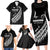 Custom New Zealand Marathon Family Matching Long Sleeve Bodycon Dress and Hawaiian Shirt Maori Style