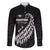 Custom New Zealand Marathon Family Matching Long Sleeve Bodycon Dress and Hawaiian Shirt Maori Style