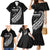 Custom New Zealand Marathon Family Matching Mermaid Dress and Hawaiian Shirt Maori Style