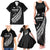 Custom New Zealand Marathon Family Matching Tank Maxi Dress and Hawaiian Shirt Maori Style