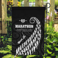 New Zealand Marathon Garden Flag Maori Style LT05 Garden Flag Black - Polynesian Pride