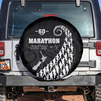 New Zealand Marathon Spare Tire Cover Maori Style LT05 Black - Polynesian Pride