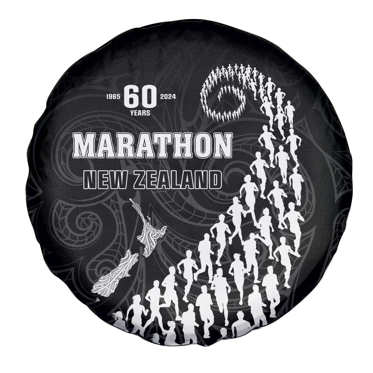 New Zealand Marathon Spare Tire Cover Maori Style LT05 - Polynesian Pride