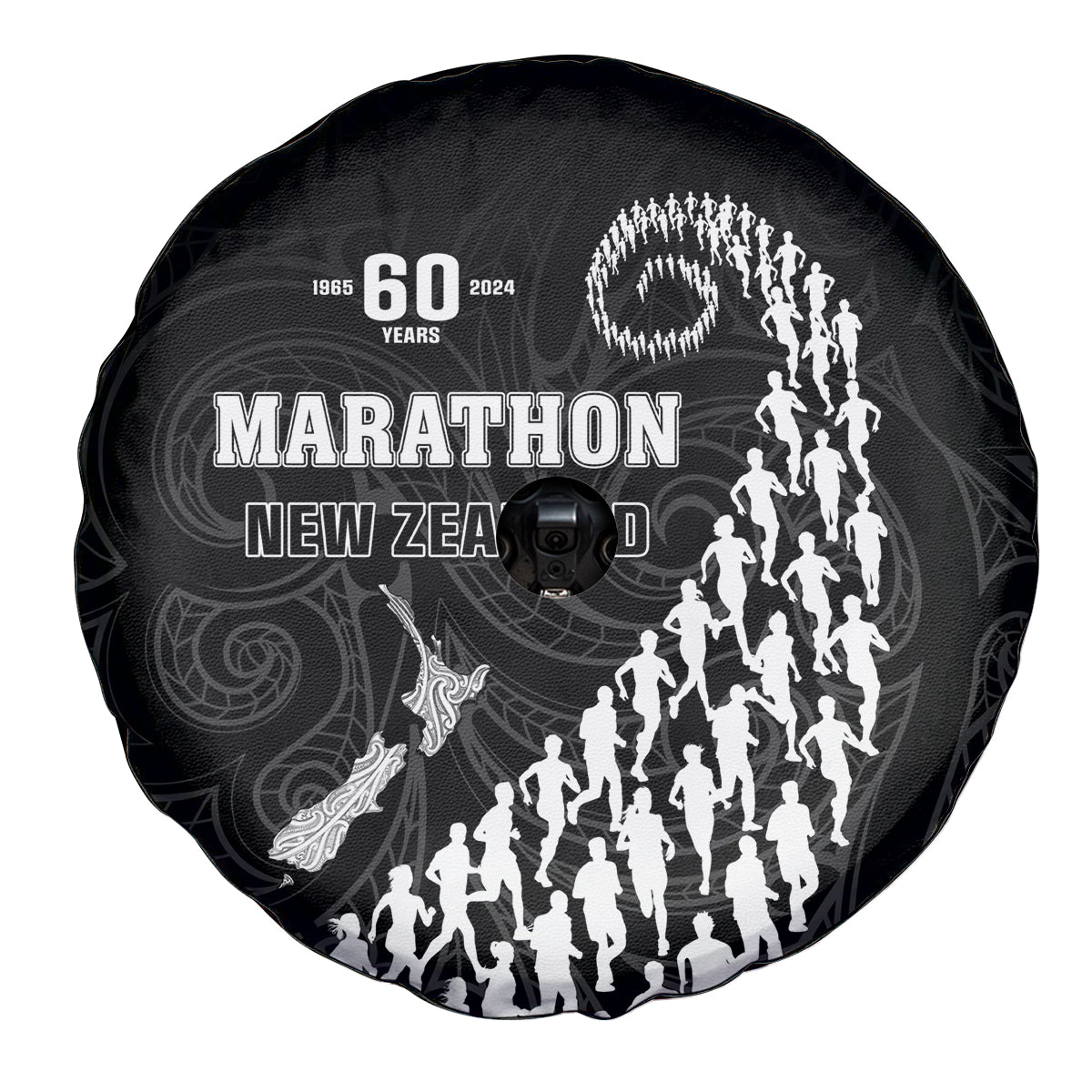 New Zealand Marathon Spare Tire Cover Maori Style LT05 - Polynesian Pride