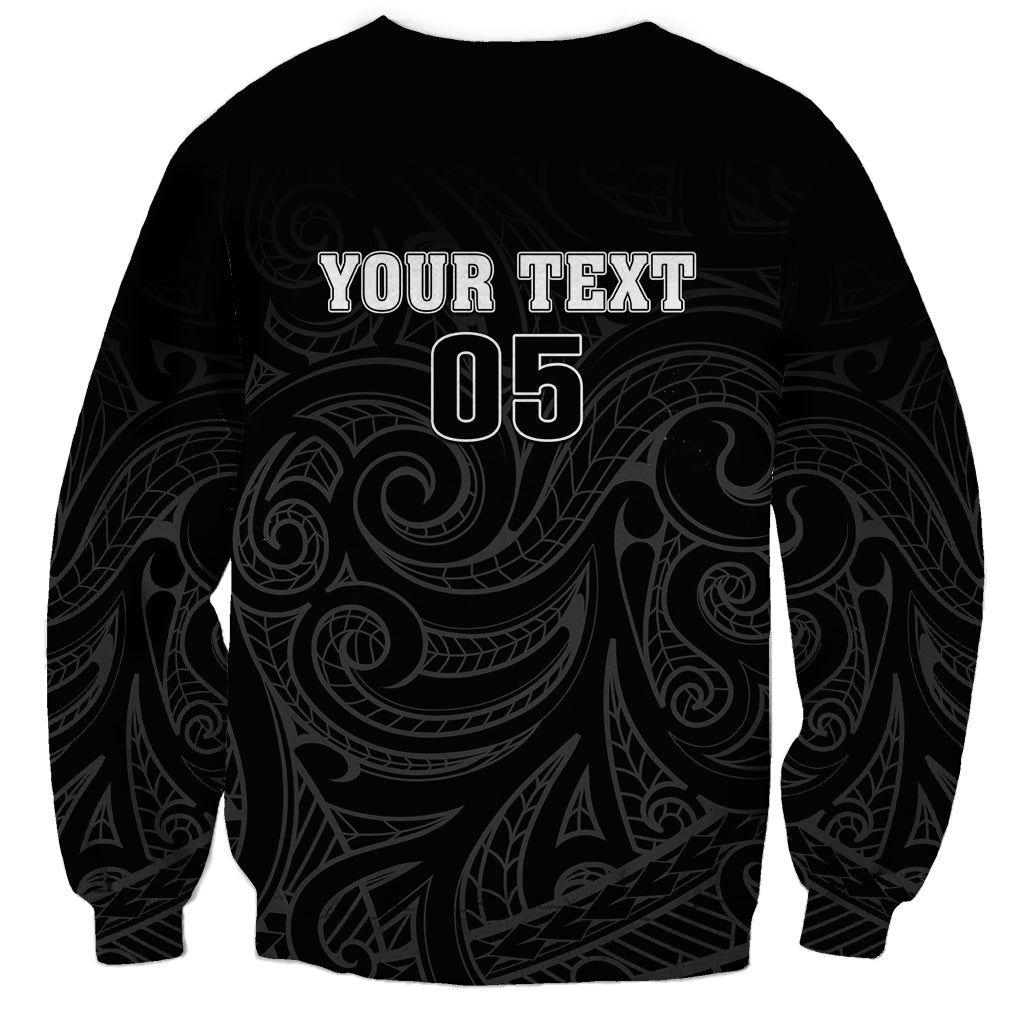 Custom New Zealand Marathon Sweatshirt Maori Style LT05 - Polynesian Pride