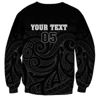 Custom New Zealand Marathon Sweatshirt Maori Style LT05 - Polynesian Pride