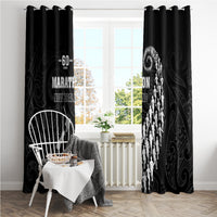 New Zealand Marathon Window Curtain Maori Style LT05 - Polynesian Pride
