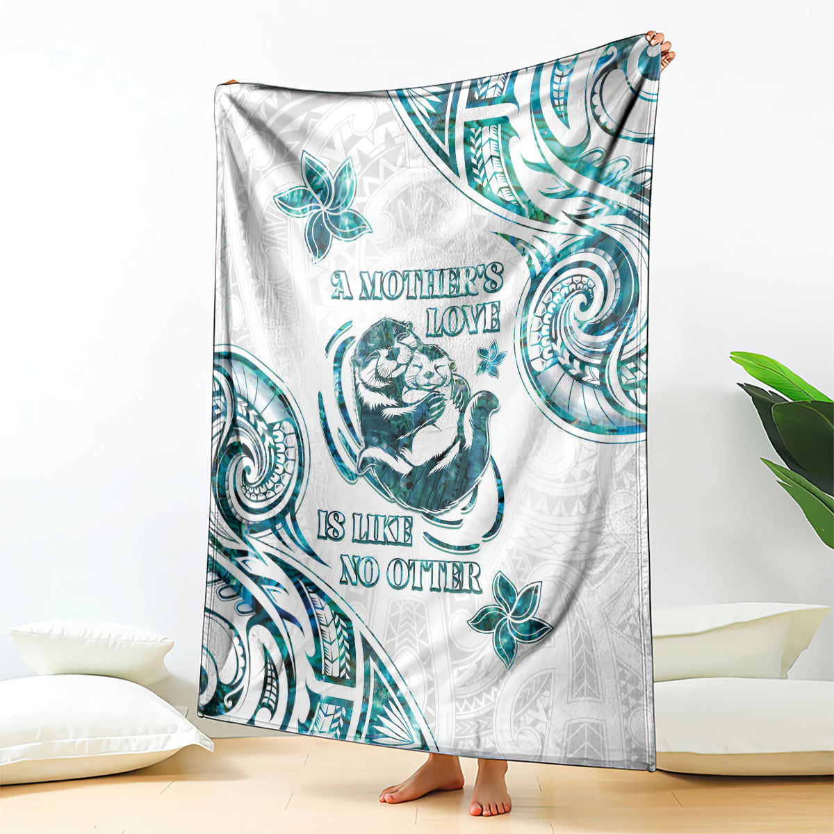 New Zealand Aotearoa Hari Ra Mama Blanket A Mother's Love Is Like No Otter LT05 - Polynesian Pride