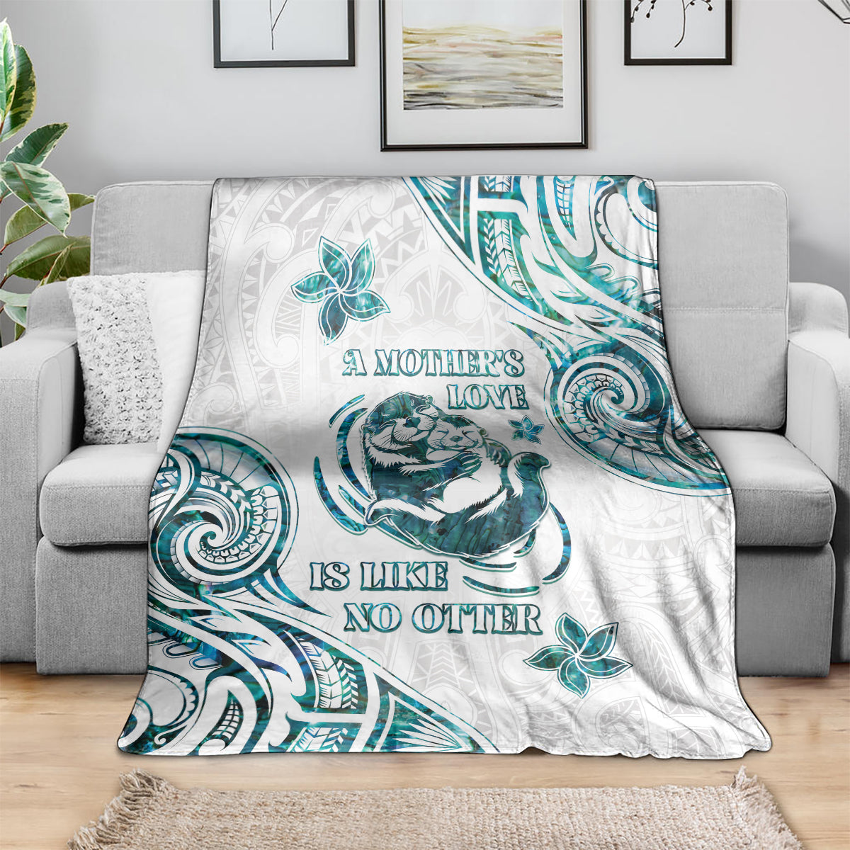 New Zealand Aotearoa Hari Ra Mama Blanket A Mother's Love Is Like No Otter LT05 - Polynesian Pride