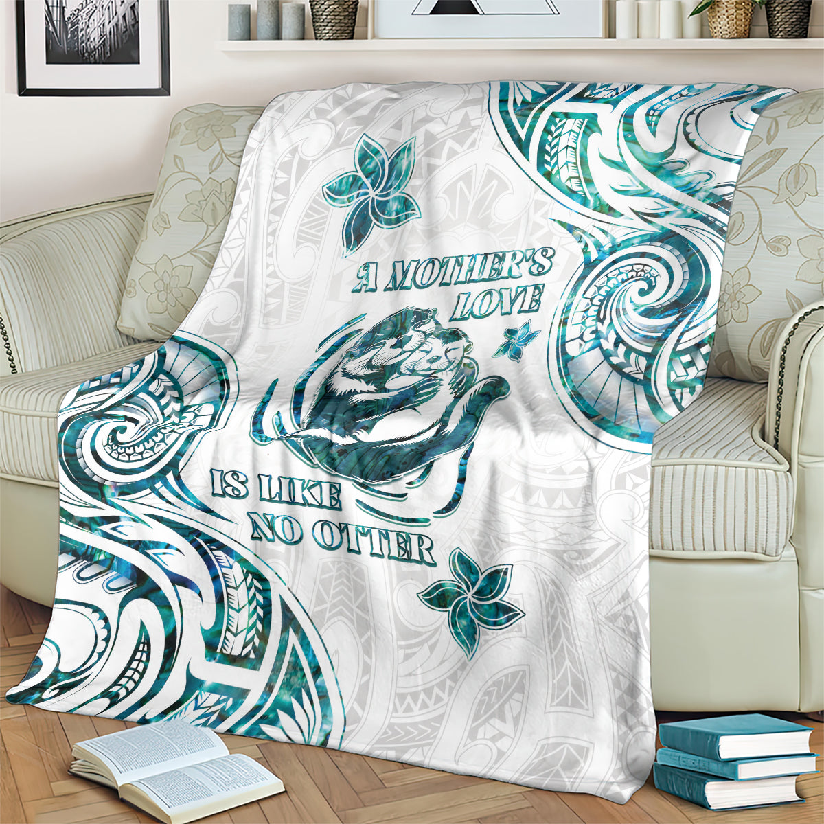 New Zealand Aotearoa Hari Ra Mama Blanket A Mother's Love Is Like No Otter LT05 - Polynesian Pride