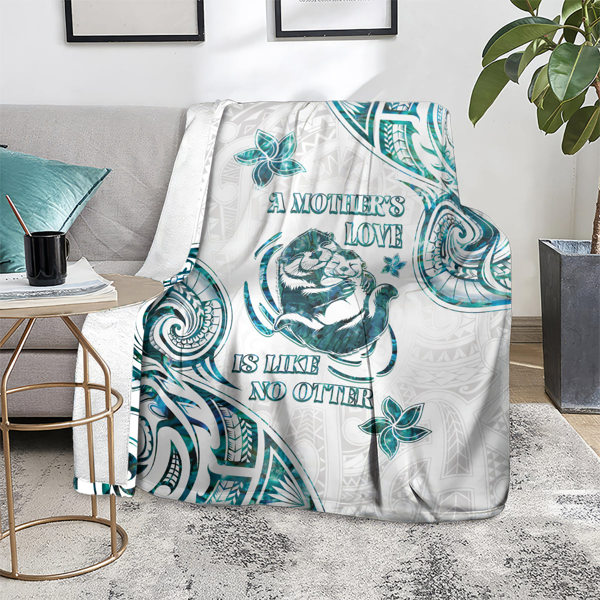 New Zealand Aotearoa Hari Ra Mama Blanket A Mother's Love Is Like No Otter LT05 - Polynesian Pride