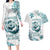 New Zealand Aotearoa Hari Ra Mama Couples Matching Long Sleeve Bodycon Dress and Hawaiian Shirt A Mother's Love Is Like No Otter