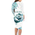 New Zealand Aotearoa Hari Ra Mama Family Matching Long Sleeve Bodycon Dress and Hawaiian Shirt A Mother's Love Is Like No Otter