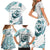 New Zealand Aotearoa Hari Ra Mama Family Matching Short Sleeve Bodycon Dress and Hawaiian Shirt A Mother's Love Is Like No Otter