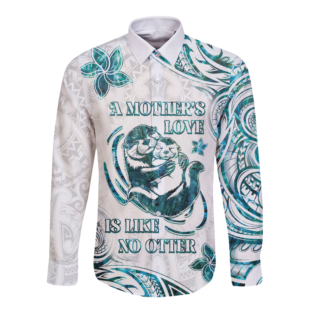 New Zealand Aotearoa Hari Ra Mama Long Sleeve Button Shirt A Mother's Love Is Like No Otter