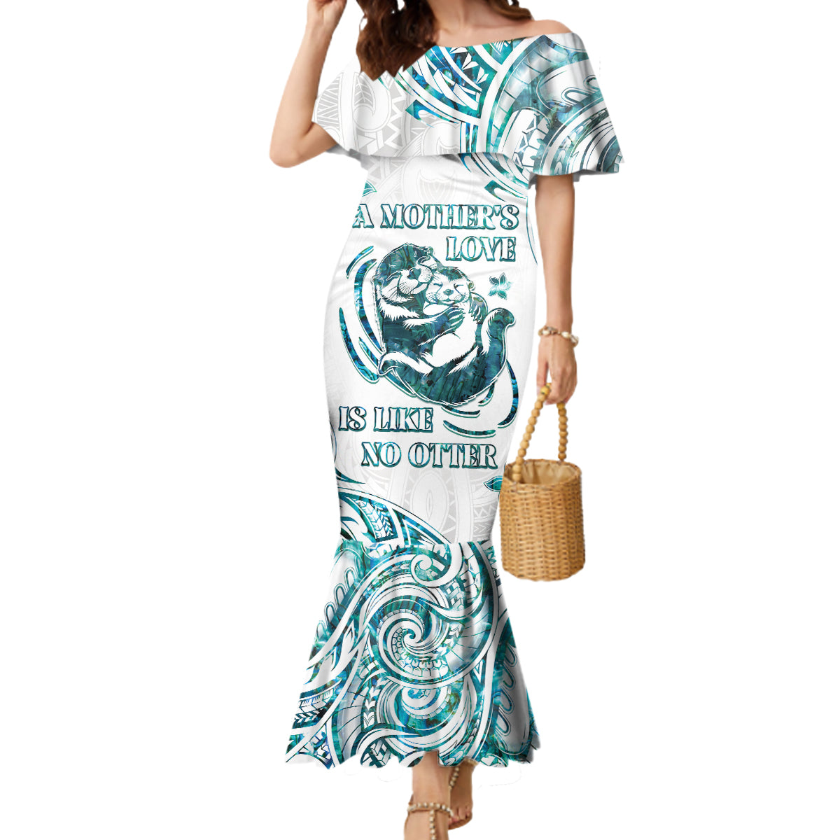 New Zealand Aotearoa Hari Ra Mama Mermaid Dress A Mother's Love Is Like No Otter