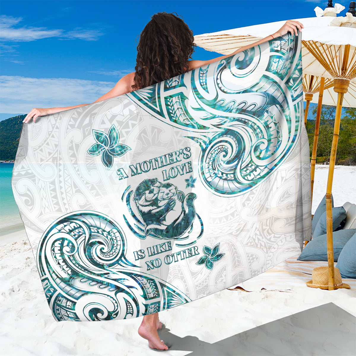 New Zealand Aotearoa Hari Ra Mama Sarong A Mother's Love Is Like No Otter